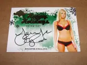 2012 Benchwarmer JENNIFER ENGLAND Happy Holidays Auto DODGEBALL - Transformers