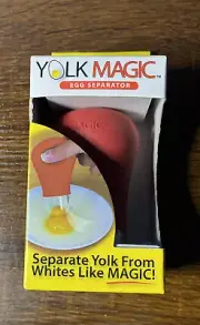 Red Kitchen Yolk Magic Egg Separator Sucker White As Seen on TV BPA Free