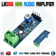 1 x Audio Amplifier Module For Arduino 200 Times Gain 5V-12V LM386 for Arduino