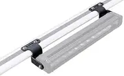 Rhino Rack LED Light Brackets for Pioneer Platform, Stainless Steel, Black Powder Coated