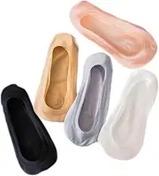 [WOFASHPURET] Thick Women's Cotton Socks Low Cut No Show Socks for Flats Lightweight Moisture Wicking