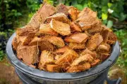 Organic Dry Coconut Husk Chips For Garden Plants Growing (Anthurium/Orchid)