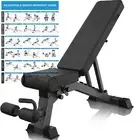 Incline Decline Weight Bench - 1200Lb Load Home Gym - 90 Degree Adjustment - NIB