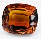 32.30 Ct Topazolite Garnet Rare Orange Concave Cut Gem Namibia
