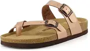 [CUSHIONAIRE] Women's Luna Cork Footbed Sandal with +Comfort