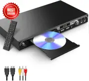 DVD Player with Microphone Ports HDMI USB Dual Mic Jack All Region Free HD