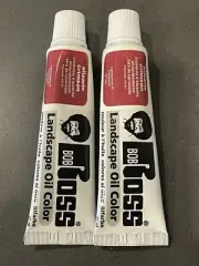 Lot of 2 Bob Ross Weber Artist Oil Art Color Paint 37ml Tubes Alizarin Crimson