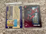 1992 SUPER HEROES IMPEL UNOPENED CELLO PACK SPIDERMAN MARVEL PROTOTYPE CARDS !