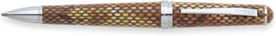 Cross Torero Desert Diamondback Leather, Ballpoint Pen, with Chrome Appointments