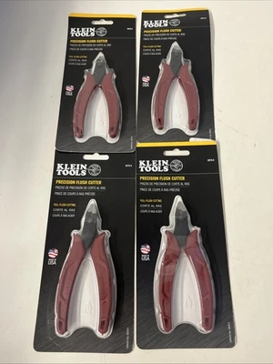 Klein Tools Precision Flush Cutter Pliers Full-Flush Cutting D275-5 Lot Of 4