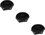 Totority 3pcs Pu Dice Storage Box Collapsible Tray Desktop Dice Holder Stylish Storage for Home