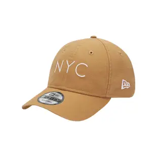 NEW ERA 9FORTY 940UNST 工裝水洗帆布 NYC 卡其色 鴨舌帽 棒球帽 老帽 【TCC】