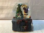 Boyds Bear Mrs Claws W/ Topper Hang In There Water Globe Figurine Musical 271500
