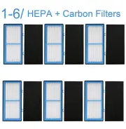 1-6set HEPA + Carbon Booster Air Filters for Holmes Aer1 HAPF30AT Replacement