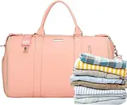 [Generic] Foldable Duffle Bag for Travel, Large Capacity Duffel Pack, Waterproof Lightweight Weekender Tote, Versatile Carry On Bag for Camping, Beach, Swim, 20.98x12.99x10.98 inches