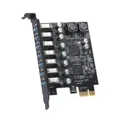 USB 3.2 Pci Express Adapter Pci E to 7 Ports USB3 Gen1 Expansion Adapter1590