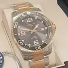 Longines Hydroconquest Rose Gold Grey Dial Ref.L3.781.3.78.7 Automatic Men Watch