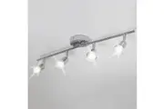Modern 4 Light Track Lighting Kit LED (Chrome)