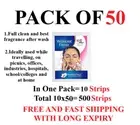500 Pieces Of Disposable Hand Soap Paper And Portable Hand Soap Strips Traveling