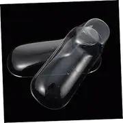 ANDRESLAD 10Pairs Transparent Foot Models Durable Shoes Display Stands for Sock and Shoe Mold Flexible and Sturdy Support for Long Lasting Use