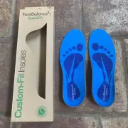 One pair FootBalance QuickFit Insole Men's Yellow Blue Insole UK 3-4 EUR 35-37