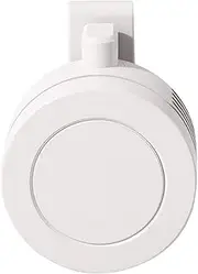 ALINUOYQ Portable Mini Bladeless Fan Clip on Fan for Shirt & Waist, Small Whirlwind Bladeless Fan 3-Speed Silent Personal Mini Cooling Fans Rechargeable