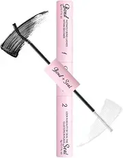 2 in 1 4D Silk Fiber Lash Mascara Black Mascara Waterproof Silk Fiber Volume Lengthening Curling Double Mascara De Eye Cilios