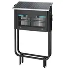 SOLAR EXECUTIONER BUG ZAPPER 4500-5000V Kills Mozzies Mosquitoes Moths Flies