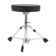 Drum Throne Padded Drum Seat Drumming Stool Adjustable Height with 5A Drumsticks