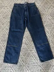 Carhartt Double-Front Logger Jean Canal Loose Fit Size 36×32