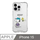 在飛比找遠傳friDay購物精選優惠-iPhone 15 6.1吋 SNOOPY史努比 棒球捕手抗
