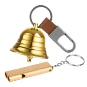 2 Inch Loud Bear Bell with Whistle for Hikers Outdoor Camping Biking Fishing