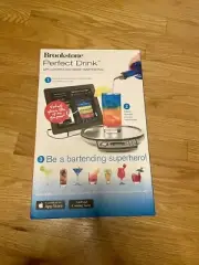 Brookstone Perfect Drink App Controlled Smart Bartending Cocktail Scale Kit NEW!