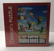 SUPER MARIO BROS WII 550 PIECE COLLECTORS PUZZLE 18"x24" USAOPOLY NEW SEALED