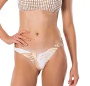 Rip Curl Women's Bikini Bottoms Paradise Cove Revo Cheeky Reversible Size Large