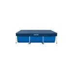 Intex Above Ground Outdoor Pool Cover/Protector Rect 2.6mx1.6m For 28270 Blue