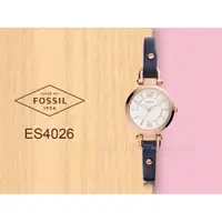 在飛比找蝦皮購物優惠-FOSSIL 手錶 專賣店 ES4026 女錶 石英錶 皮革