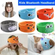 Wireless Headphone Headwear Kids Bluetooth Headband Cute Eye Mask Sleeping Music