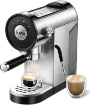Espresso Coffee Machine, 20Bar Espresso Machine with Steamer for Espresso & Capp