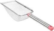 FUTUREORYY Stainless Steel Cat Litter Scoop Durable Shovel for Easy Cleanup Mesh Design for Efficient Waste Removal Present for Cat Owners Lightweight and Reusable