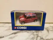 Corgi #04410 Flame Red Mini With Union Jack on Roof