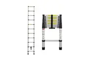 Traderight Telescopic Ladder Aluminium 3.8M