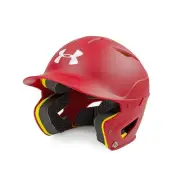 Under Armour Converge Adult Solid Matte Batting Helmet SCARLET