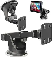 Carplay Mount(2Pcs),(4.3"-10") Backup Camera Monitor Mount,Android Auto Screen Dashboard Mounting Bracket for Carpuride,Car Play Screen Windshield Suction Cup Mount,Rear View Camera Display Holder