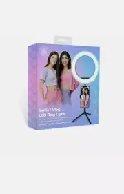 8in LED Ring Light Stand For Phone Selfie Makeup Photography Video Live Stream