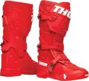 Thor 3410-2736 Radial Boots Size 7 Red