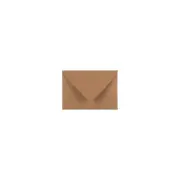 JAM Paper A7 Invitation Envelope 5 1/4" x 7 1/4" Brown Kraft Recycled 100/Pack