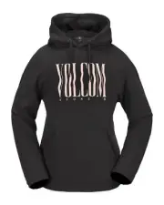 Volcom Essential Hoodie Women's Sweatshirt, Black, Medium