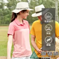 在飛比找momo購物網優惠-【ATUNAS 歐都納】女款POLARTEC短袖POLO衫(