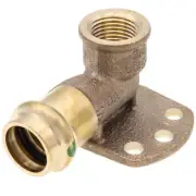 1/2" x 3/8" Bronze 90° Drop Ear Elbow (Lead Free) 79185